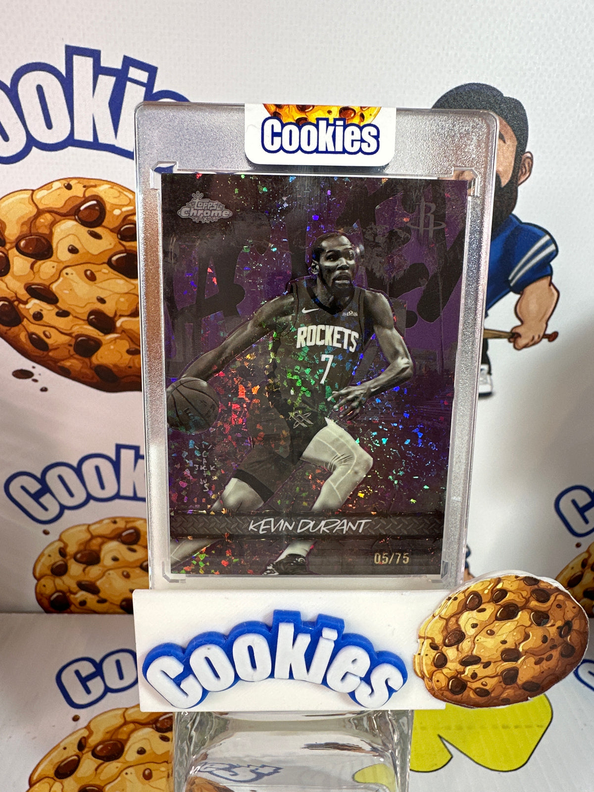 2025 Cactus Jack KEVIN DURANT Jacked Up Purple Mini Diamond 05/75 Rockets
