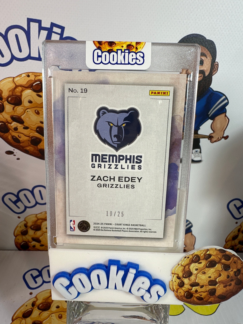 2024 Court Kings ZACH EDEY Water Color Rookie Sapphire /25 Grizzlies