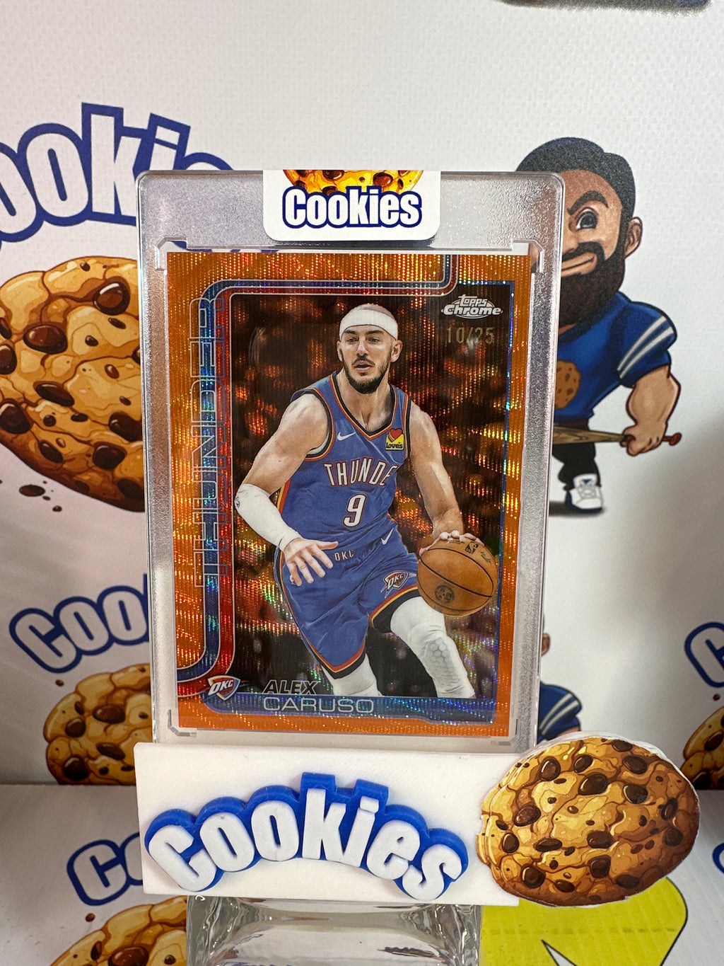2025 Topps Update ALEX CARUSO Orange Wave 10/25 OKC