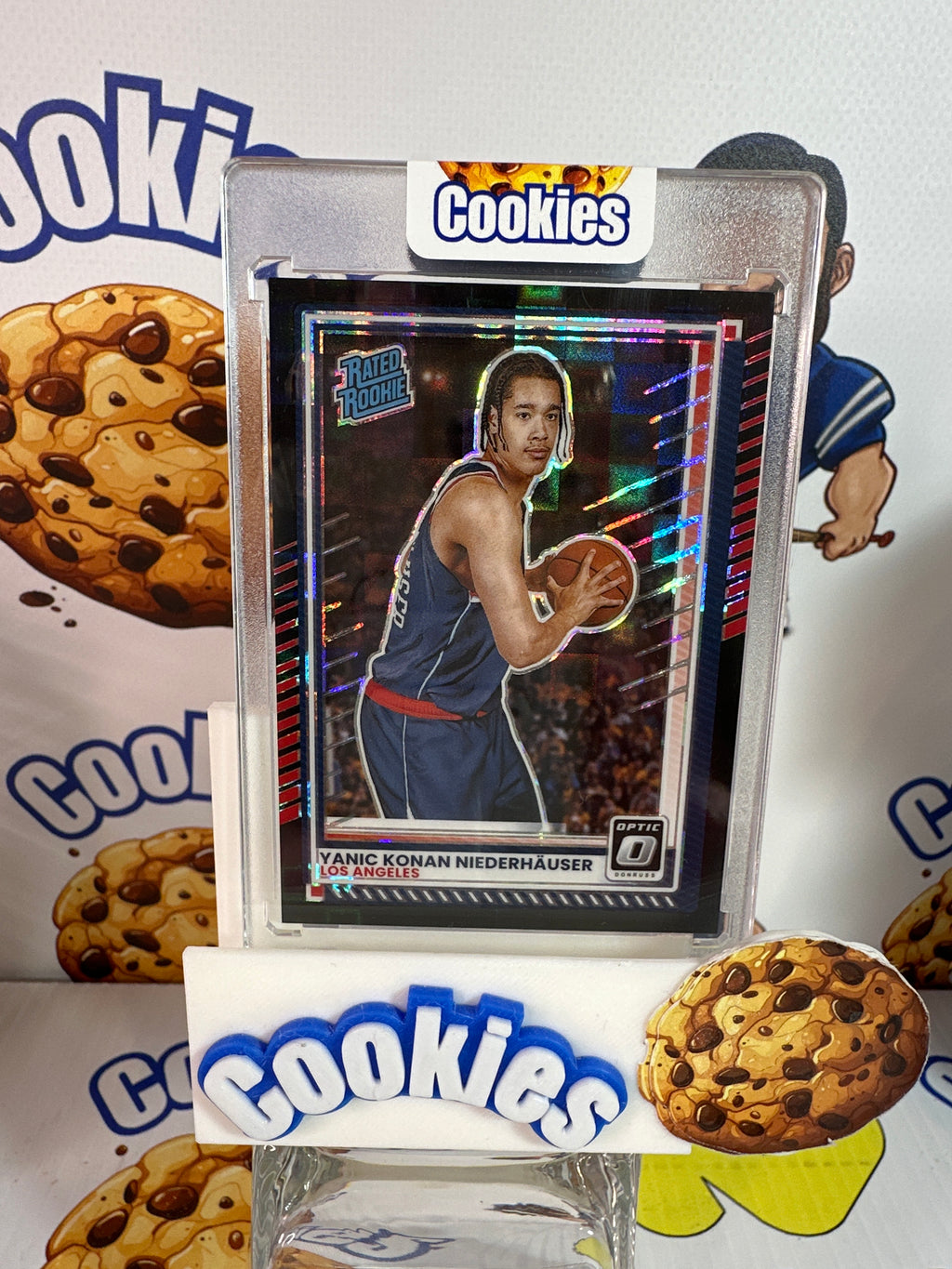 2025 Donruss Optic YANIC KONAN-NIEDERHAUSER Rated Rookie Black Pandora 08/15 Clippers