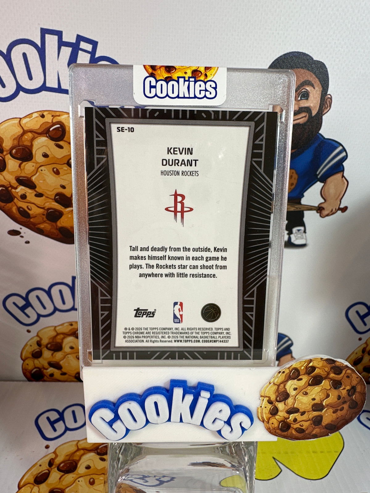 2025 Topps Chrome Update KEVIN DURANT Shadow Etch SSP Rockets