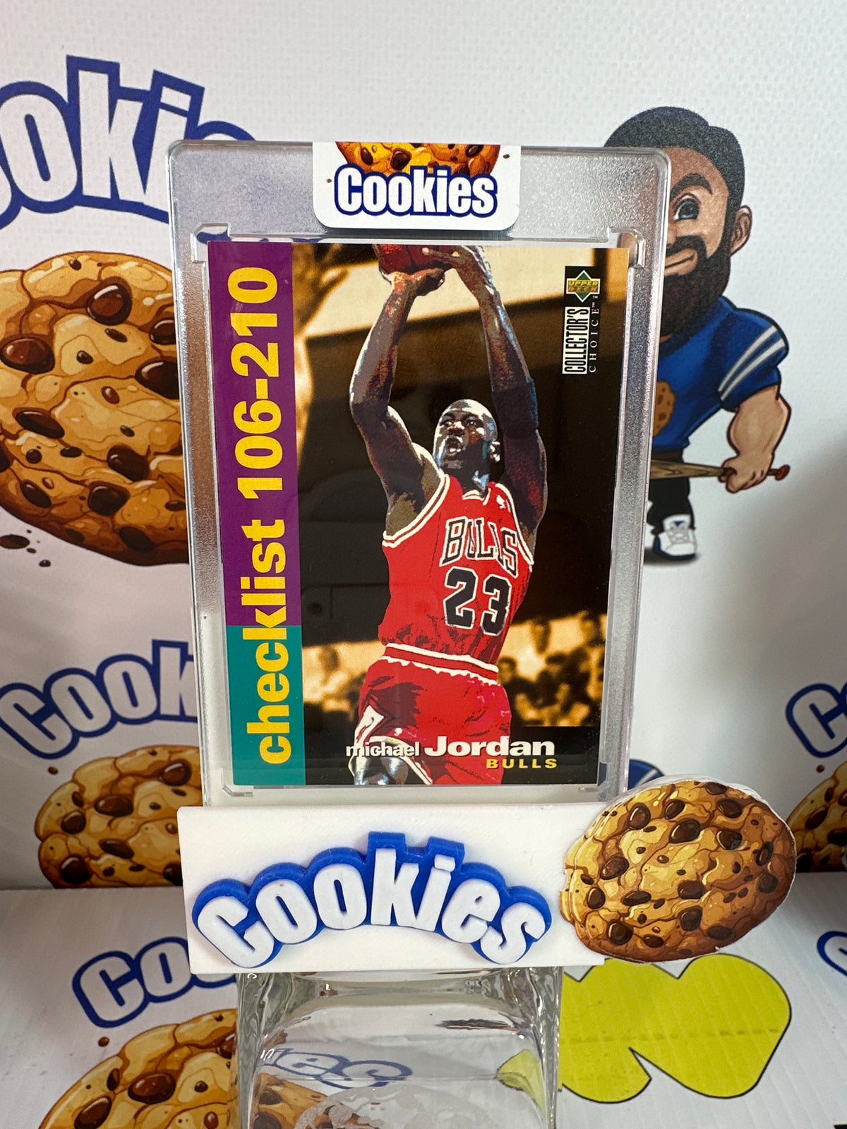 1995 Upper Deck MICHAEL JORDAN Checklist #210 Bulls
