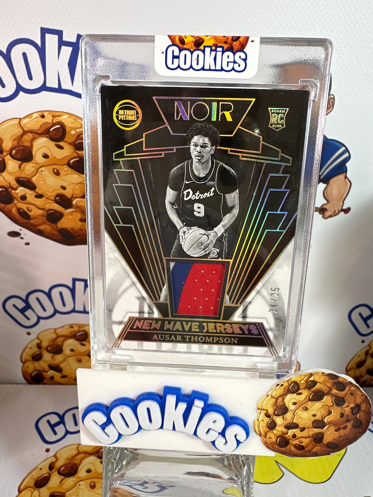 2023 NOIR AUSAR THOMPSON New Wave Jerseys Rookie Patch 24/25 Pistons