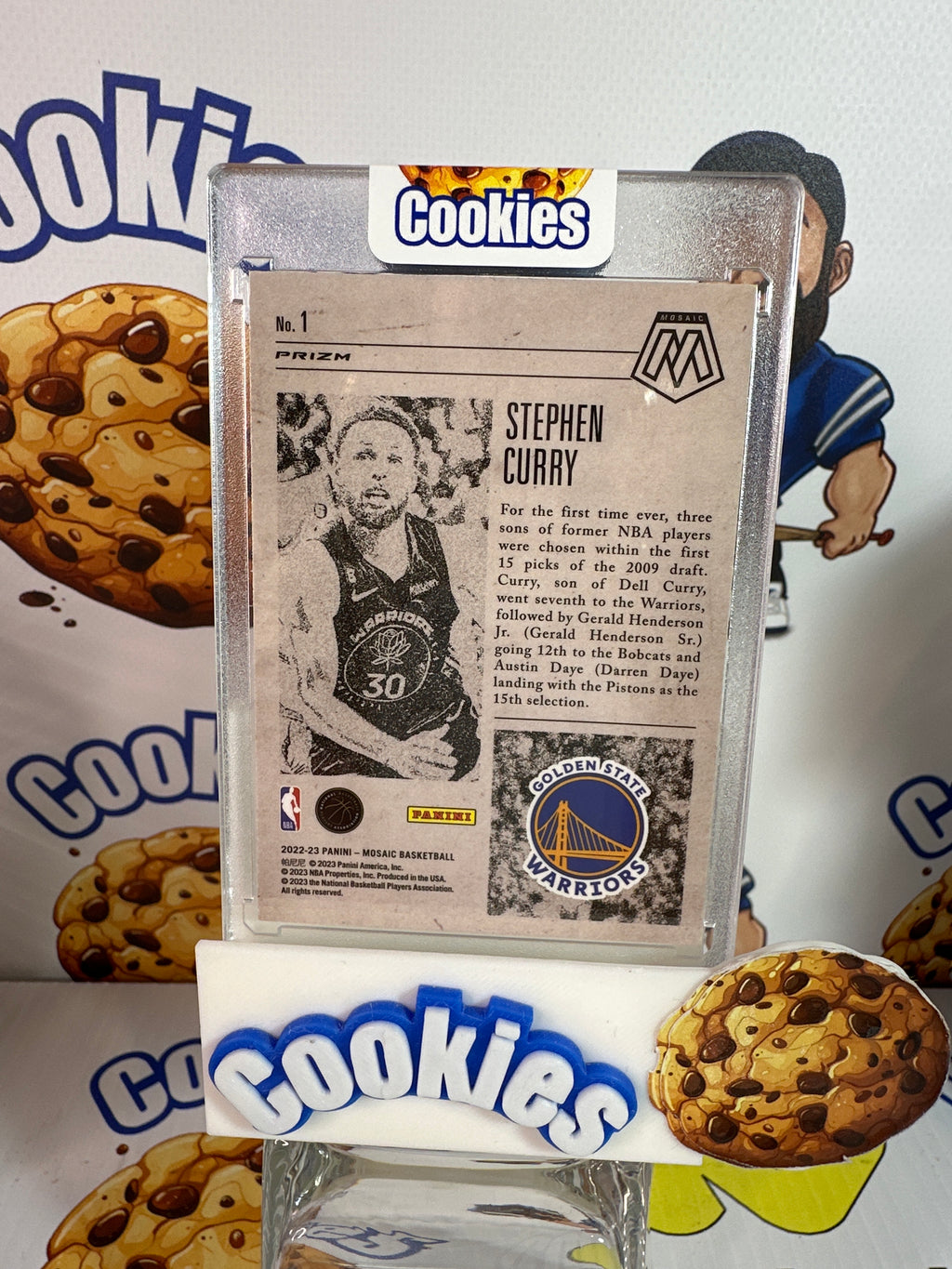 2022 Mosaic STEPHEN CURRY Notoriety Silver Mosaic Warriors