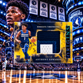2020 Origins ANTHONY EDWARDS Rookie Patch Gold /10 Wolves