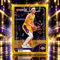 2025 Hoops AUSTIN REAVES Gold Pixel Burst /50 Colour Match Lakers