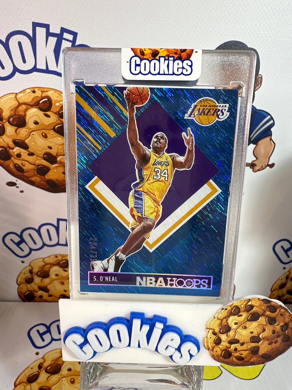 2024 NBA Hoops SHAQUILLE O'NEAL Tribute Premium Blue /299 Lakers