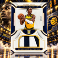 2022 National Treasures BENEDICT MATHURIN Rookie Patch Prime /25 Pacers (C)