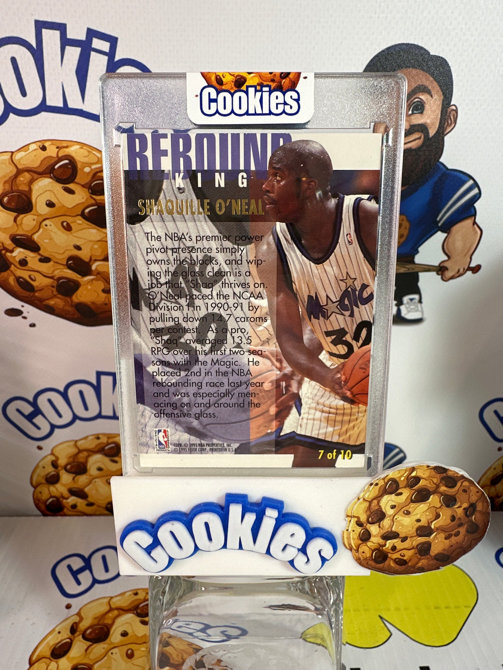 1995 Fleer Ultra SHAQUILLE O'NEAL Rebound King Magic