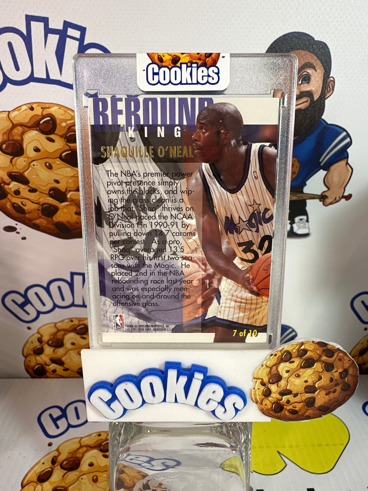 1995 Fleer Ultra SHAQUILLE O'NEAL Rebound King Magic