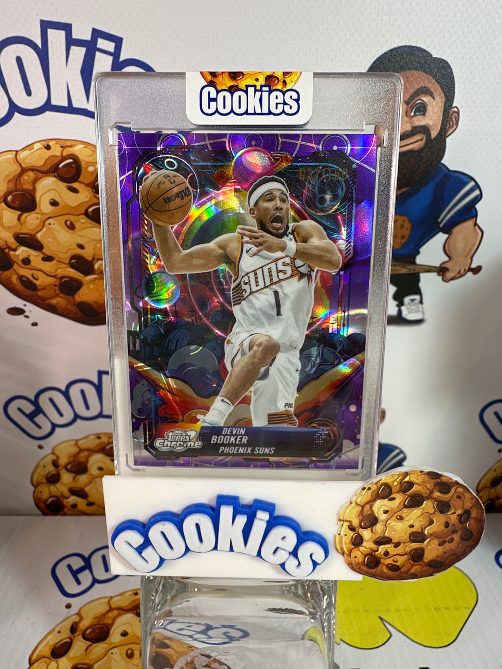 2025 Topps Cosmic DEVIN BOOKER Propulsion Purpler /150 Short Print Colour Match Suns