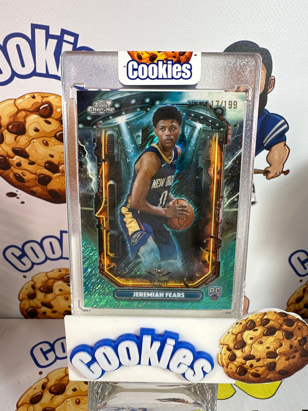 2025 Topps Cosmic JEREMIAH FEARS Extraterrestrial Rookie Shimmer /199 Pelicans
