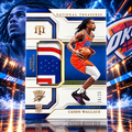 2023 National Treasures CASON WALLACE Rookie Materials Prime /25 Thunder (C)