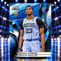 2025 Topps Chrome Black CEDRIC COWARD True Rookie Blue /150 Grizzlies