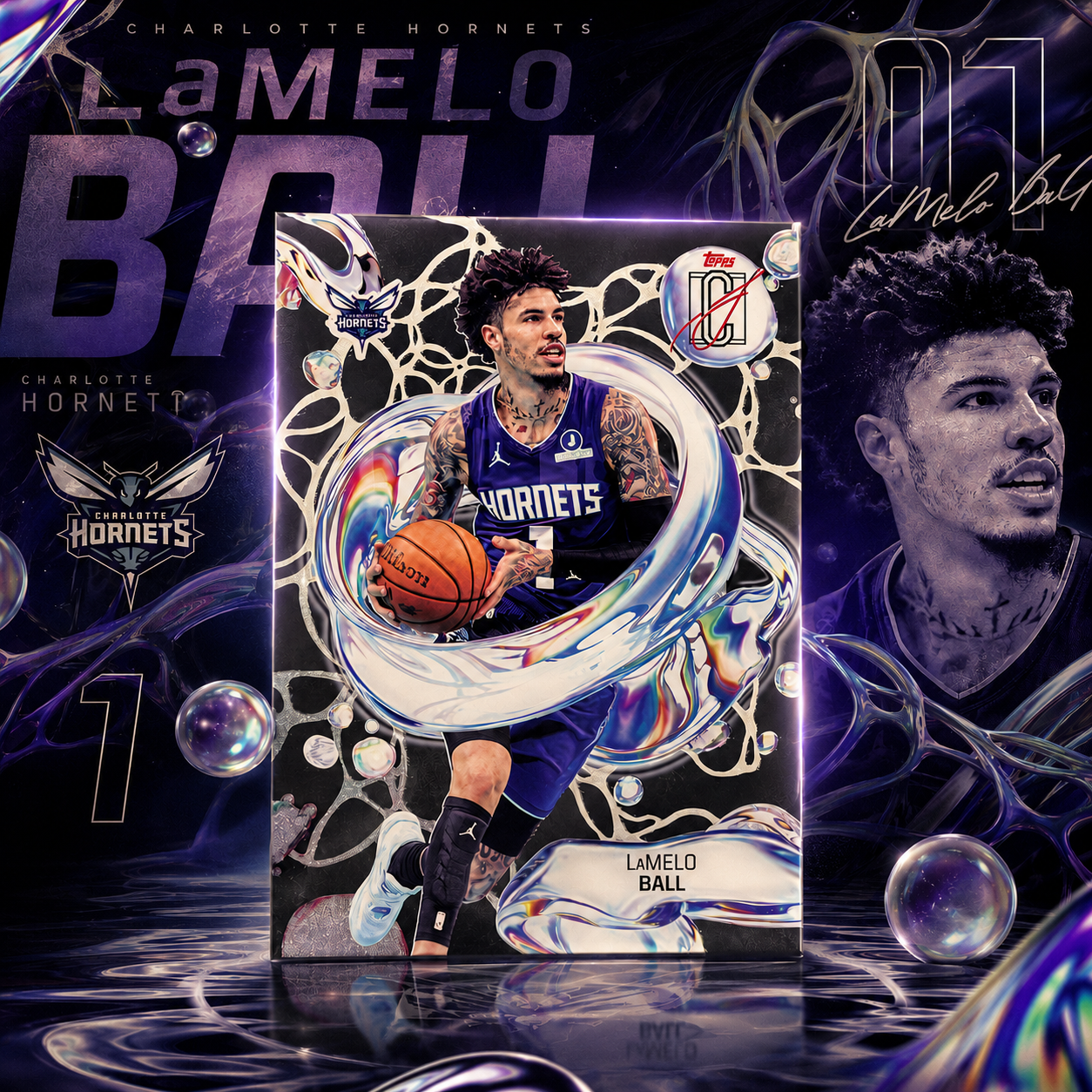 2025 Topps Signature Class LaMELO BALL Fluidity SSP