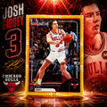 2025 Topps Hoops JOSH GIDDEY Gold Rainbow Foil /50 #49