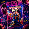 2025 Topps Cosmic ALLEN IVERSON Blue Moon Refractor /99