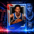 2025 Panini Signature Series VJ EDGECOMBE Profiles Rookie Silver /99