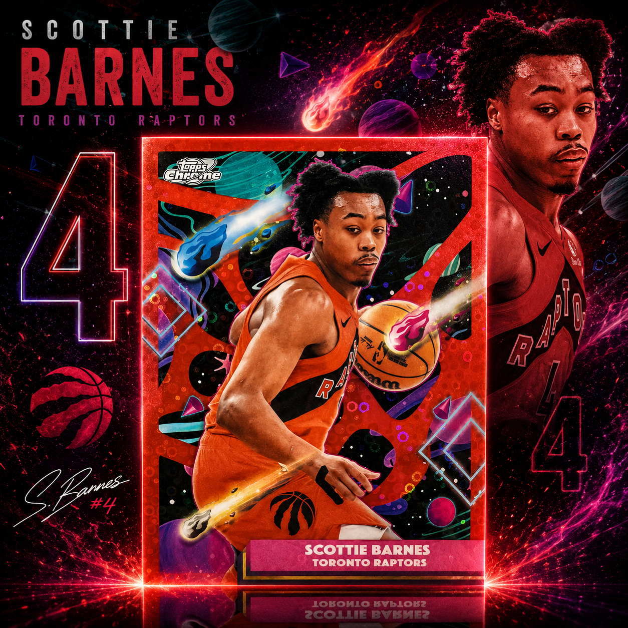 2025 Topps Cosmic SCOTTIE BARNES Lunar Box SSSSP