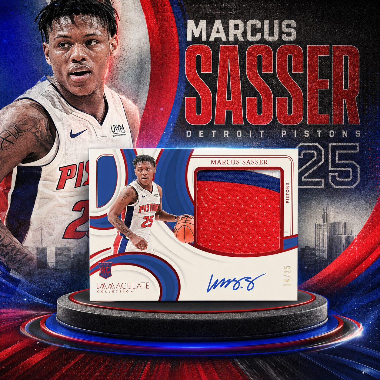 2023 Impeccable MARCUS SASSER Jumbo RPA /25