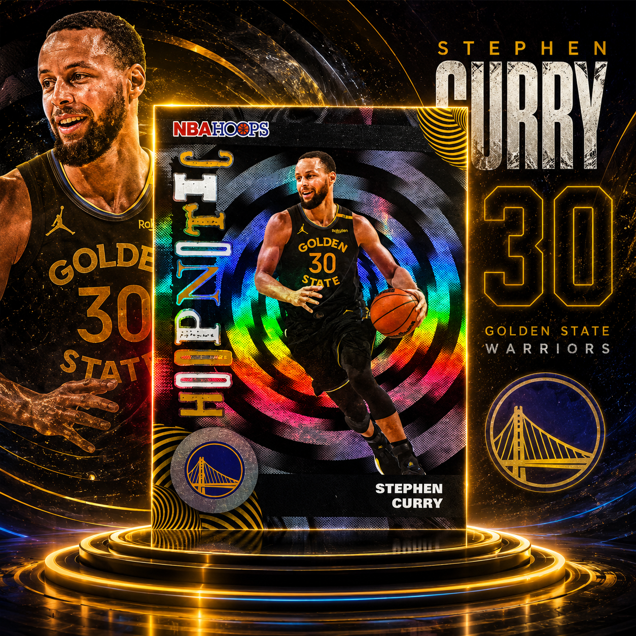 2025 Topps Hoops STEPHEN CURRY Hoopnotic Case Hit