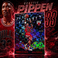 2020 Donruss SCOTTIE PIPPEN Zero Gravity Hyper Red /99