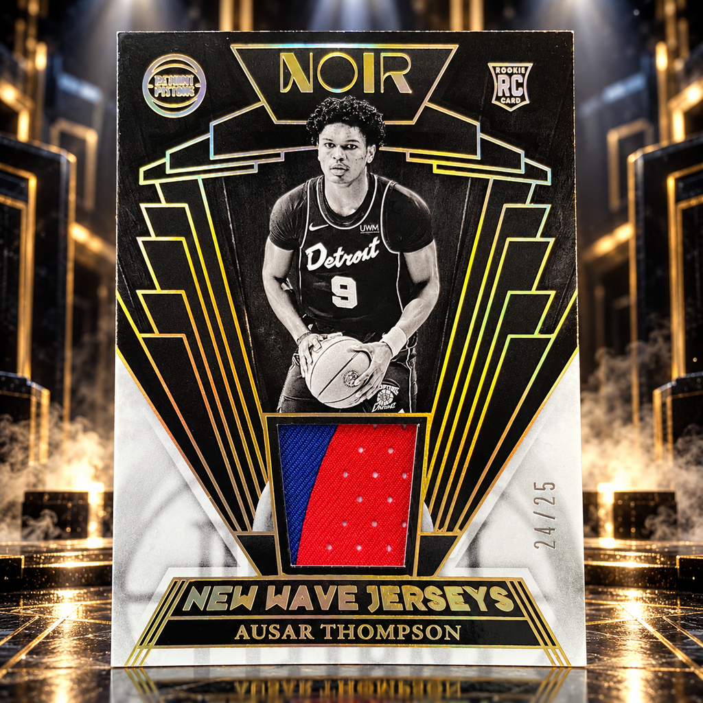 2023 NOIR AUSAR THOMPSON New Wave Jerseys Rookie Patch 24/25 Pistons