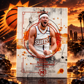 2025 Topps Motif DEVIN BOOKER Cadmium Orange 22/25 Colour Match Suns