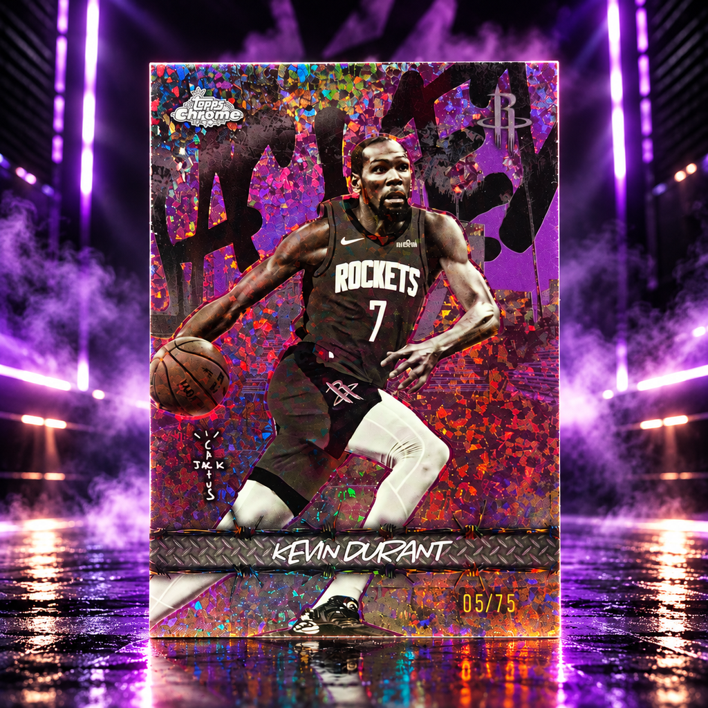 2025 Cactus Jack KEVIN DURANT Jacked Up Purple Mini Diamond 05/75 Rockets