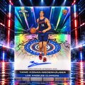2025 Topps Chrome YANIC KONAN-NIEDERHAUSER Rookie Auto Blue 131/150 Clippers