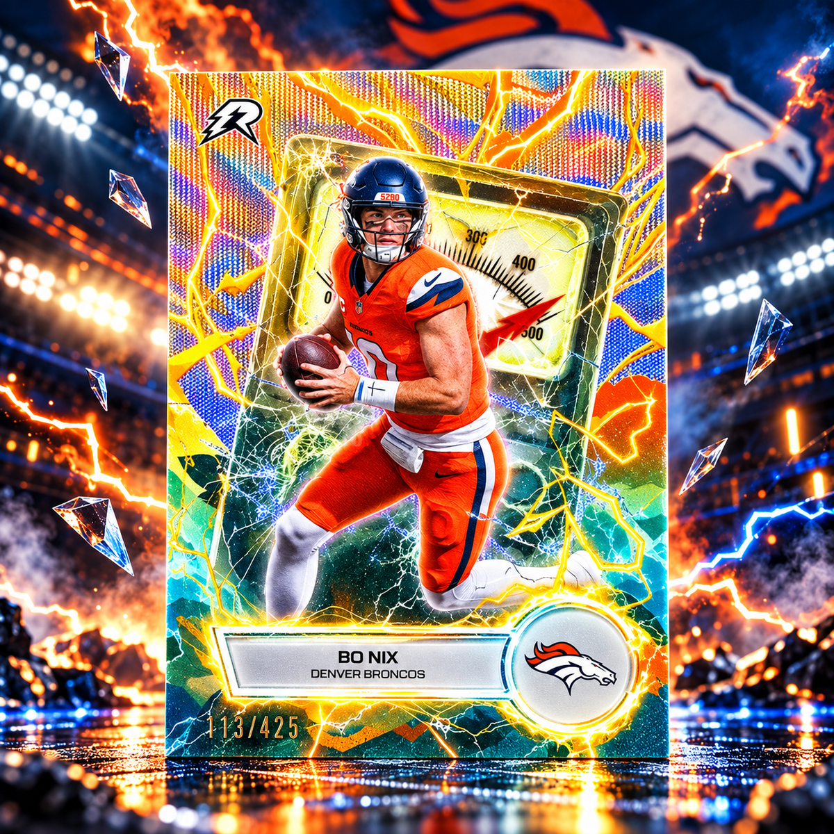 2025 Topps Resurgence BO NIX Voltaic Surge Refractor