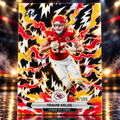 2025 Topps Resurgence TRAVIS KELCE Black & White Surge Refractor /399