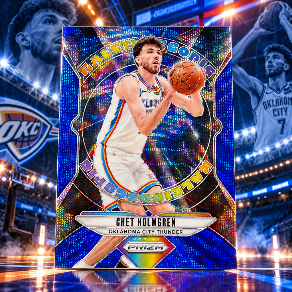 2024 Prizm CHET HOLMGREN Kaleidoscopic Boue Wave /125 Thunder ©