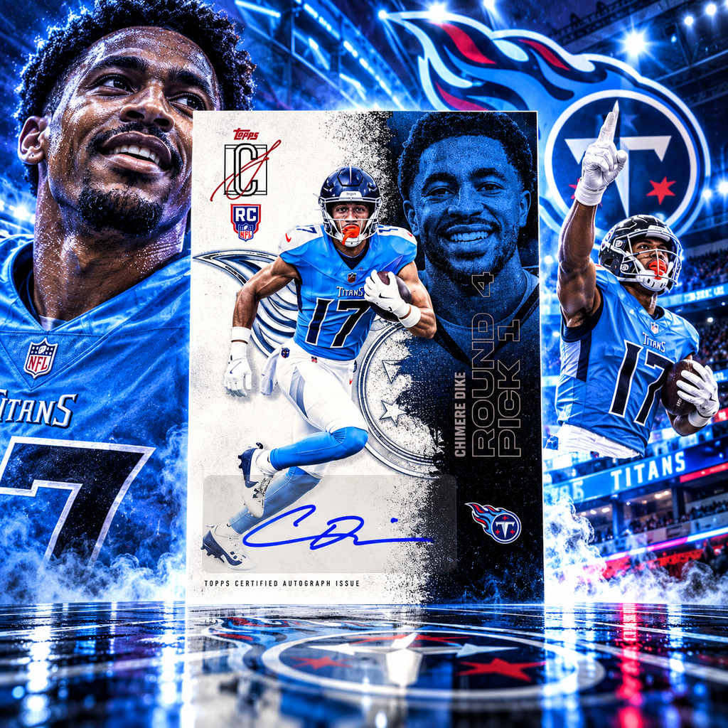 2025 Topps Signature Class CHIMERE DIKE Rookue Auto Titans