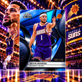 2025 Topps Chrome Black DEVIN BOOKER True Blue /150 Suns