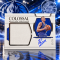 2021 National Treasures KRISTAPS PORZINGIS Colossal Patch Auto Mavericks (C)