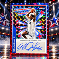 2024 Topps FInest GG JACKSON II Colossal Shots Auto Red Geometric 08/10 Grizzlies