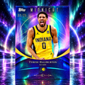 2025 Topps Midnight TYRESE HALIBURTON Summer Solstice /25 Pacers