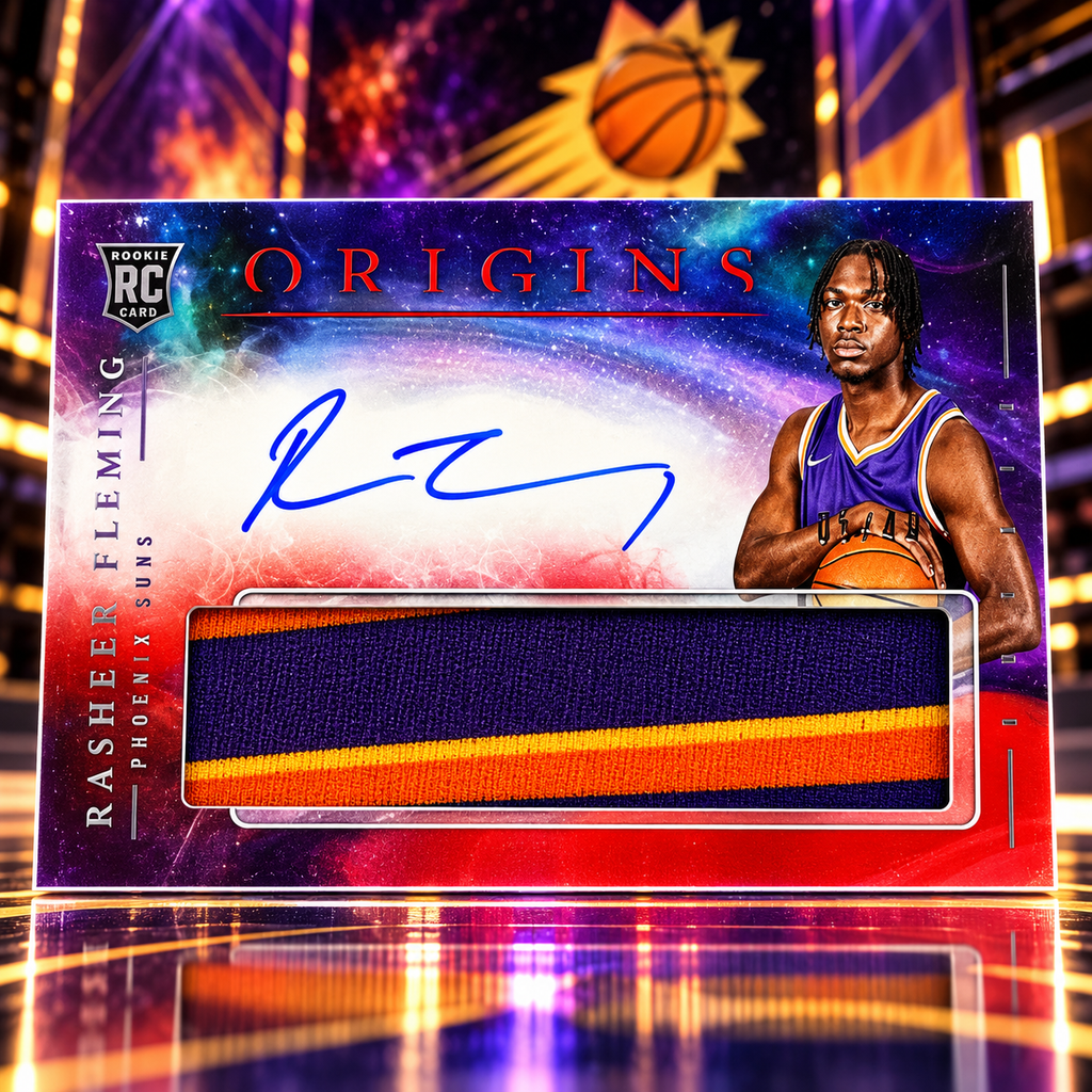 2025 Origins RASHEER FLEMING RPA On Card Auto Suns