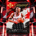 2015 Court Kings DAMIAN LILLARD Expressionist Memorabilia Game Used Patch /299 Blazers