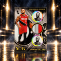 2020 NOIR DAMIAN LILLARD Game Used Patch 04/25 Blazers