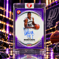2025 Topps Pristine DAVID ROBINSON Auto Purple 31/99 On Card Auto Spurs