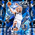 2025 Topps Chrome Update DIRK NOWITZKI Go Time Blue /150 Mavericks