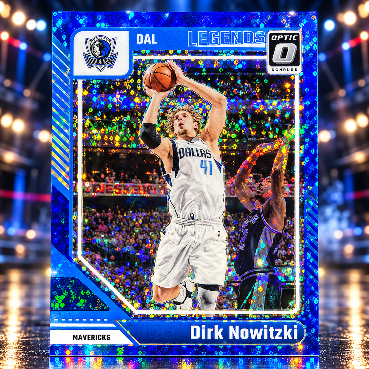 2024 Donruss Optic DIRK NOWITZKI Blue Sparkle /180 Mavericks