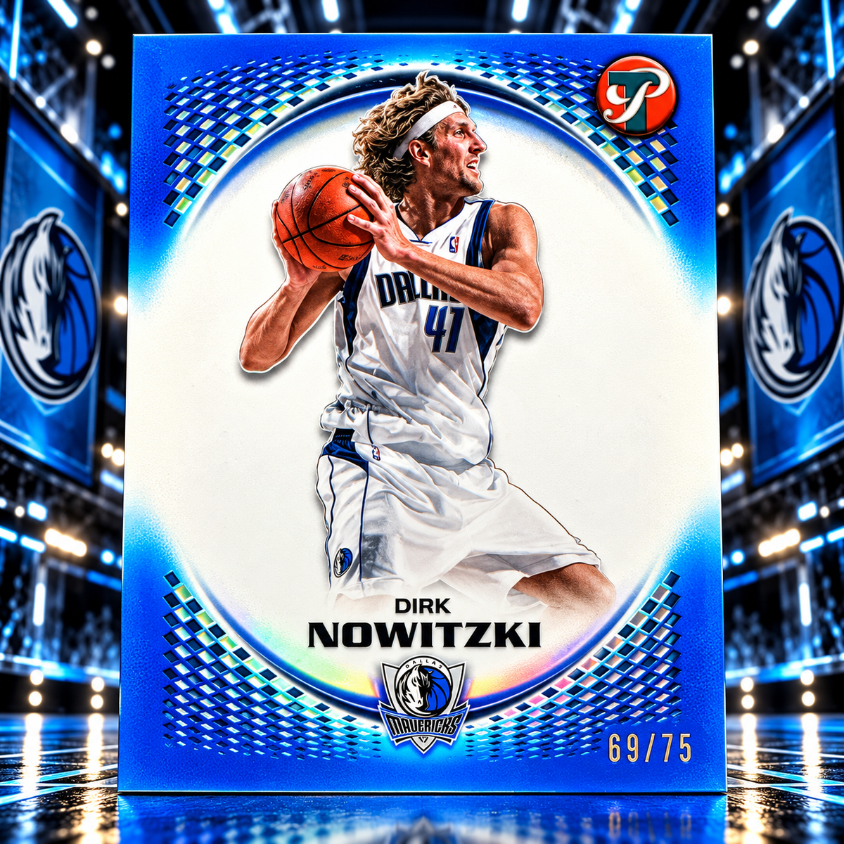 2025 Topps Pristine DIRK NOWITZKI True Blue /75 Mavericks