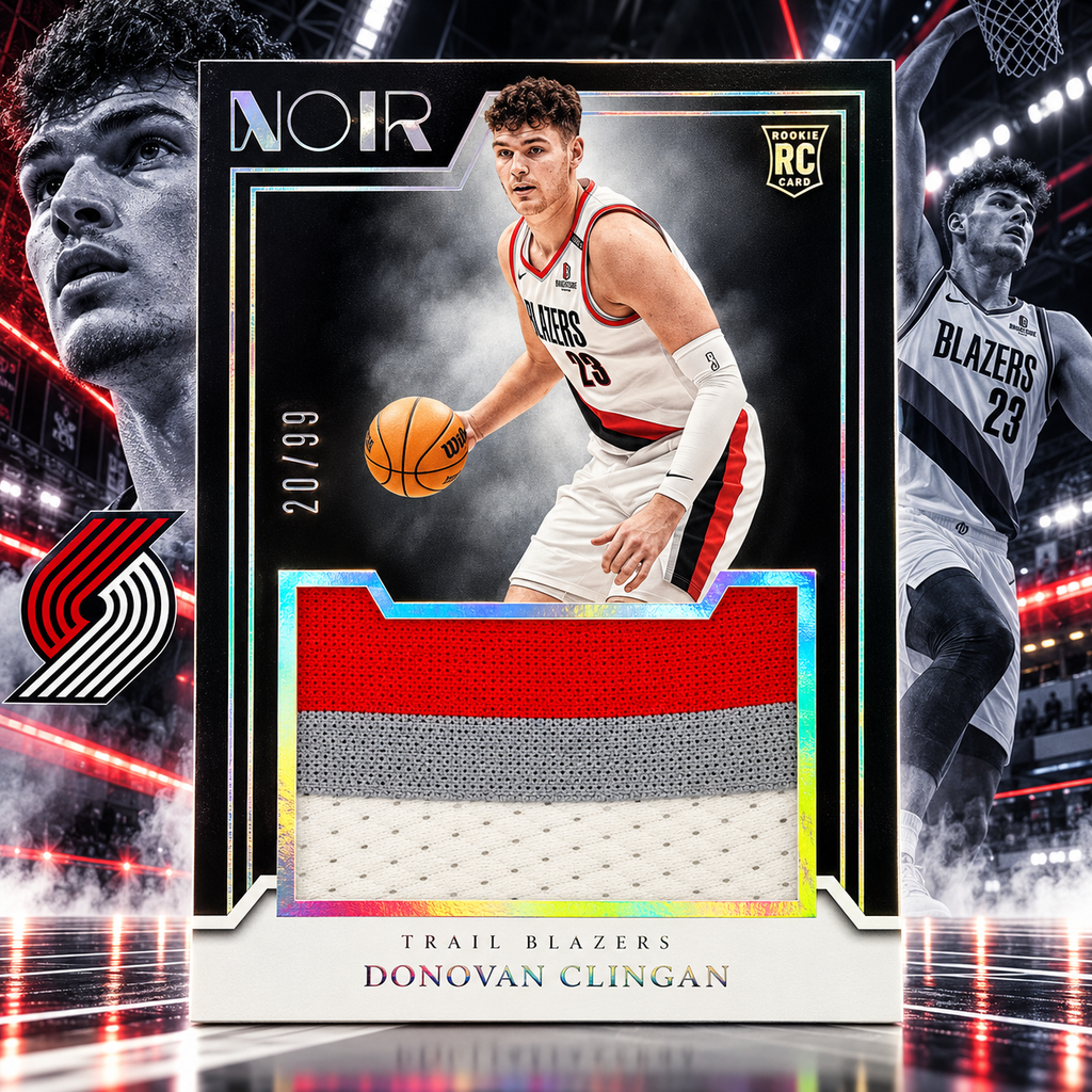 2024 NOIR DONOVAN CLINGAN Rookie Jumbo Patch /99 Blazers ©