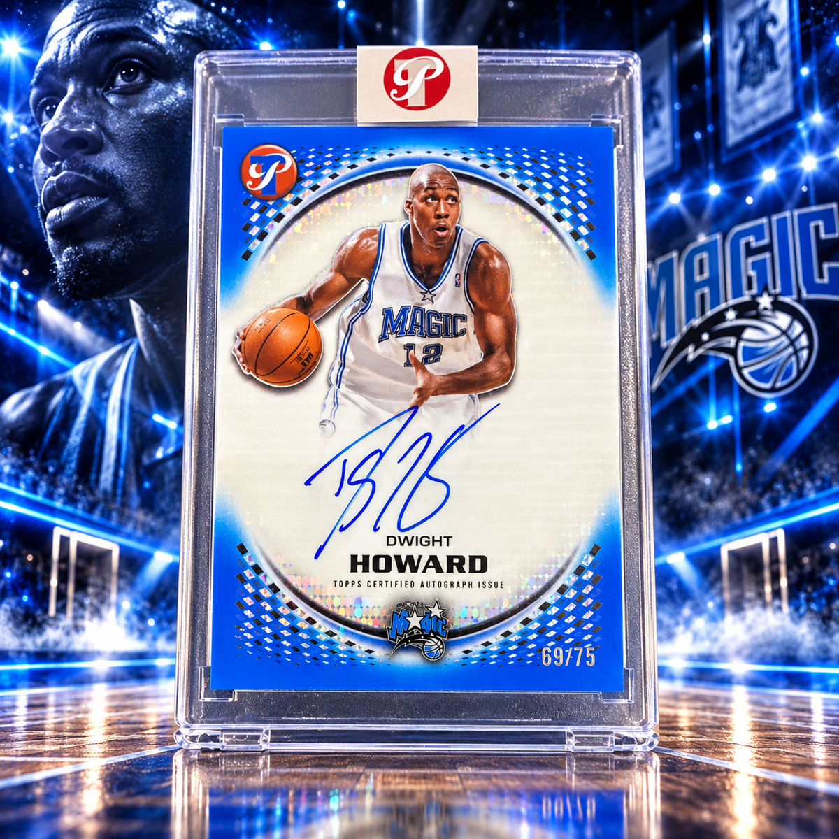 2025 Topps Pristine DWIGHT HOWARD Auto Blue /75 On Card Magic