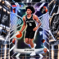 2025 Hoops DYLAN HARPER Pay Attention Black Pixel Burst Rookie /10 Colour Match Spurs ©