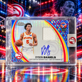 2025 Topps Pristine DYSON DANIELS Patch Auto Blue /75 Hawks