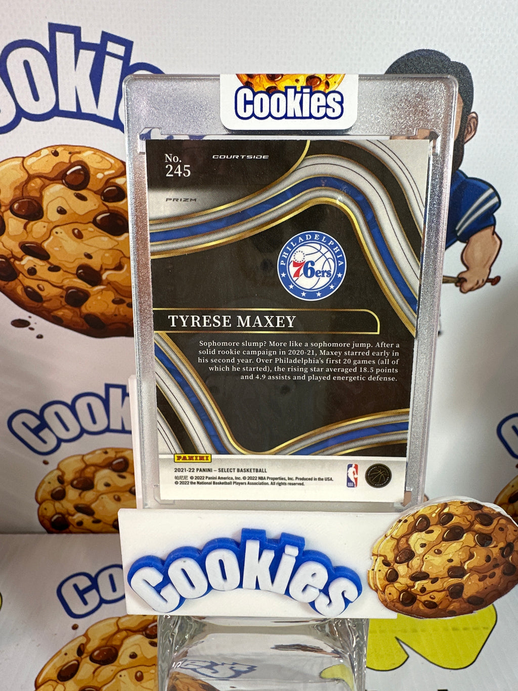 2021 Select TYRESE MAXEY Courtside Cosmic Case Hit Sixers